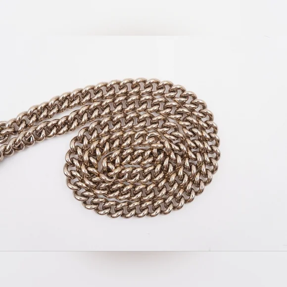 CD07 💖 GUCCI Metallic Pebbled Calfskin Mini Soho Chain Bag - Picture 12 of 15